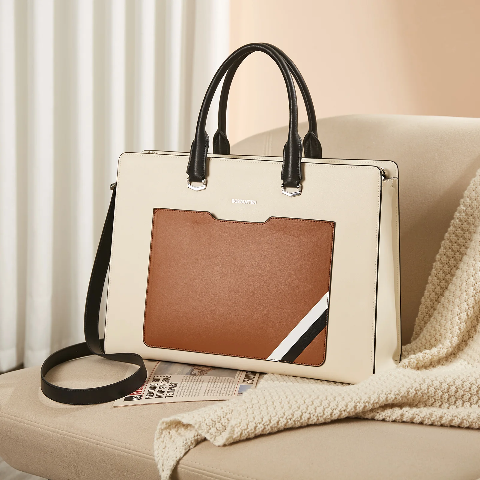 Mizuki Laptop Briefcase For Ladies — Luxury - Image 11
