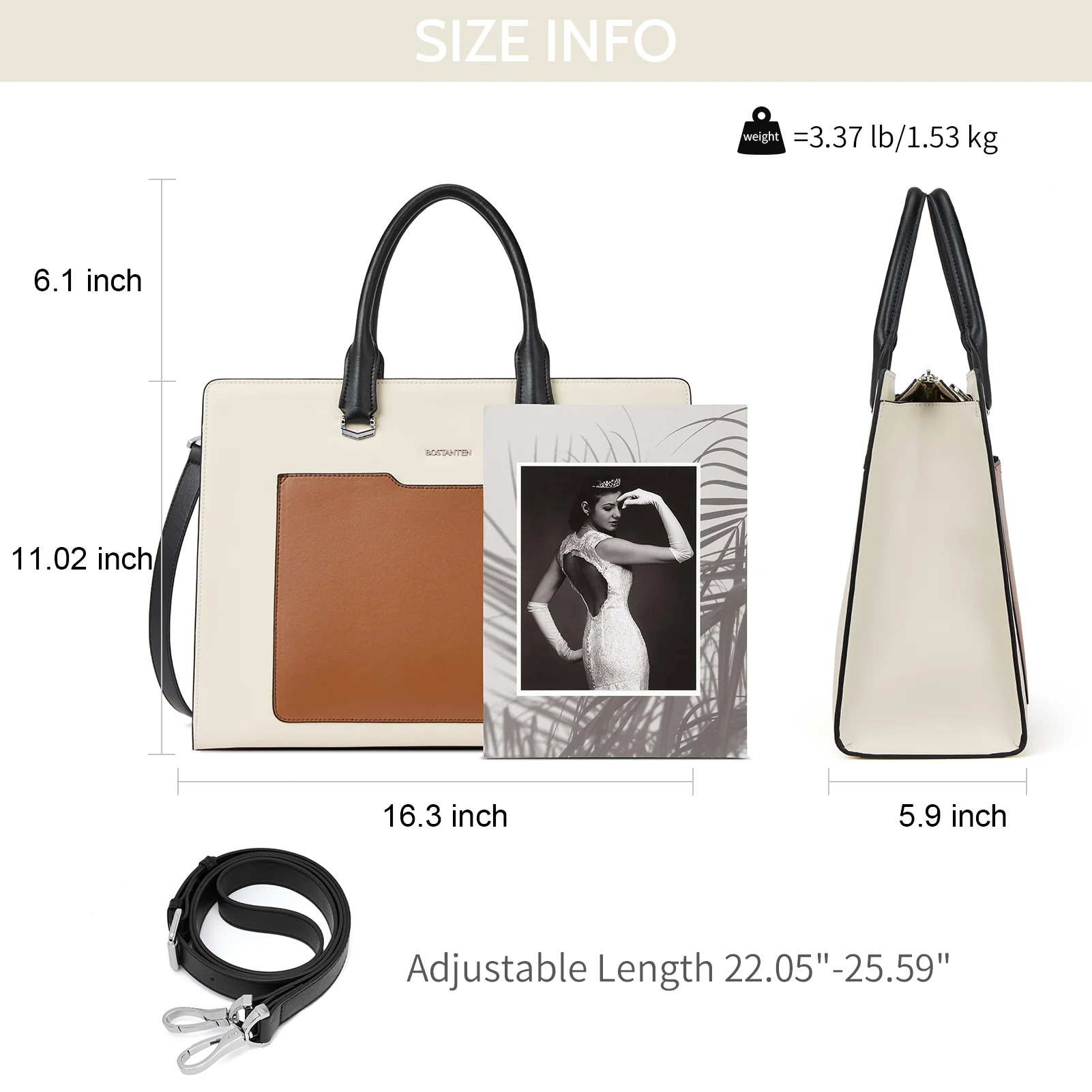 Mizuki Laptop Briefcase For Ladies — Luxury - Image 13