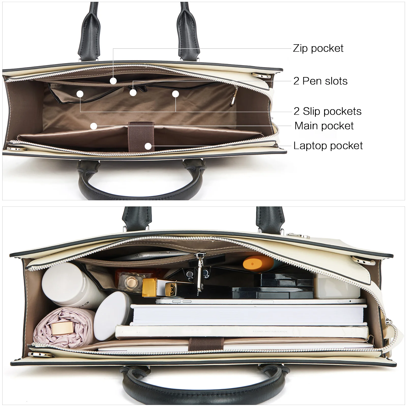 Mizuki Laptop Briefcase For Ladies — Luxury - Image 14