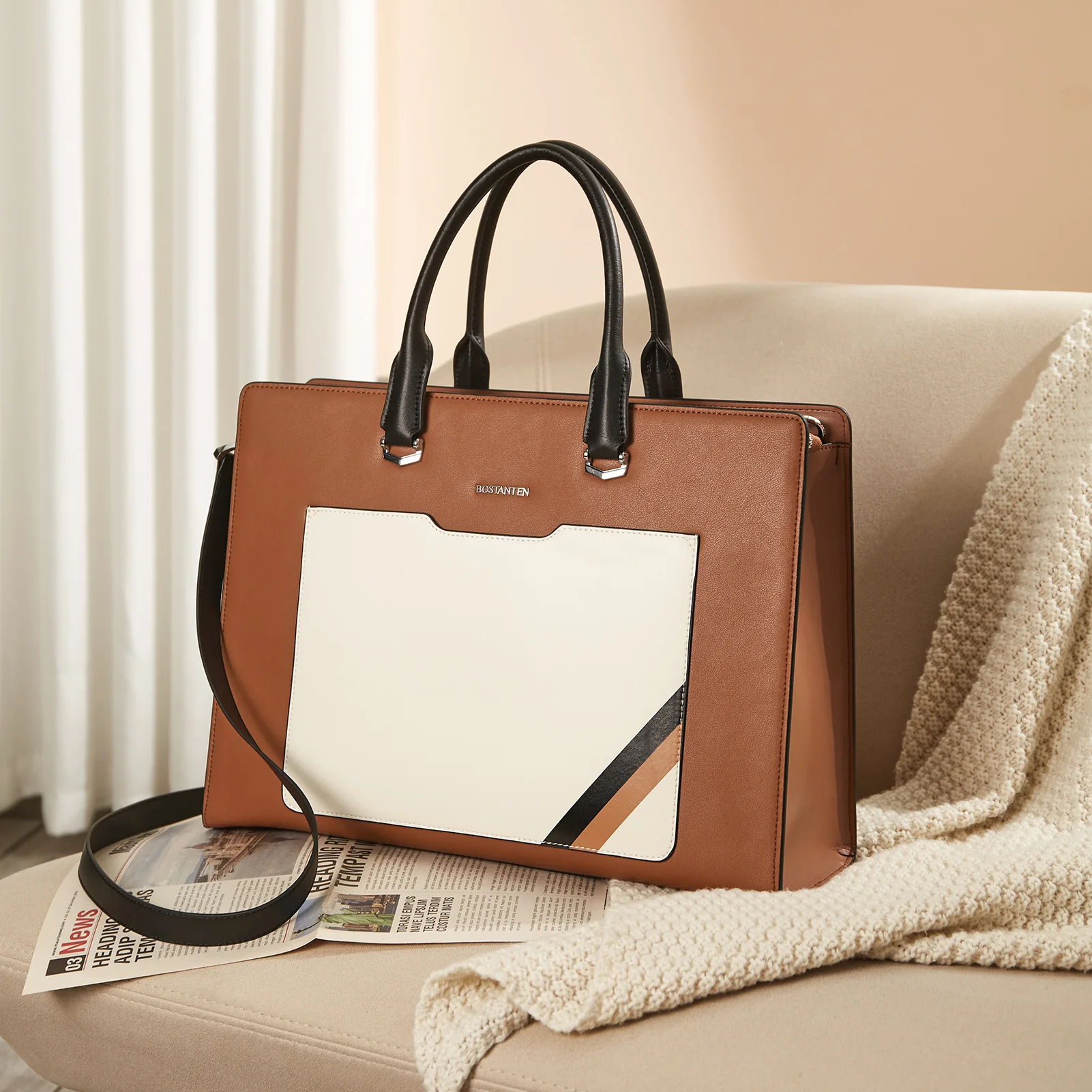 Mizuki Laptop Briefcase For Ladies — Luxury - Image 5