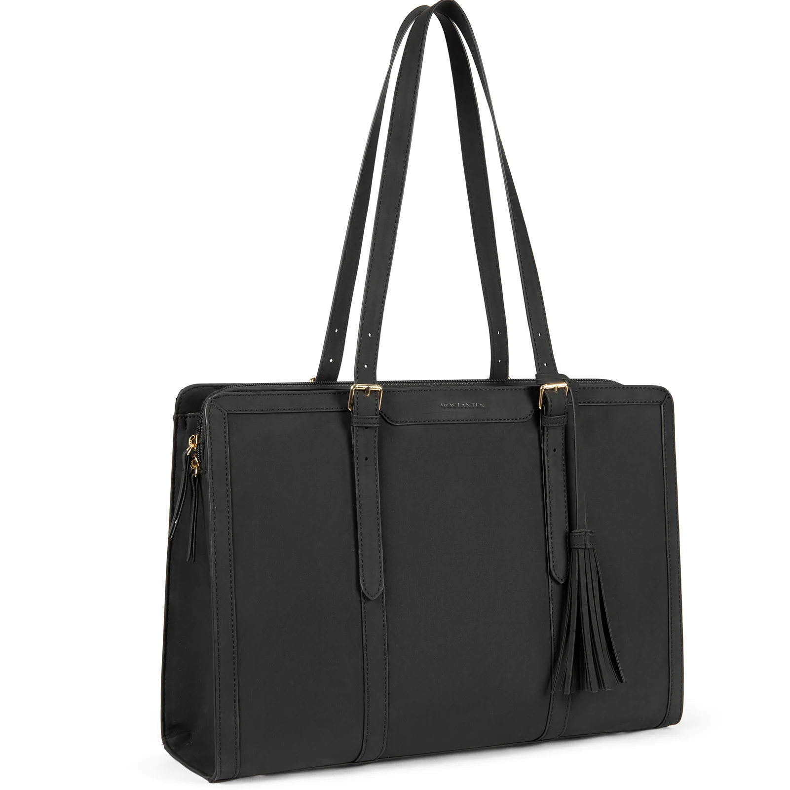 Nevin Professional 15.6 inch Leather Briefcase Business Office Purse - Image 22