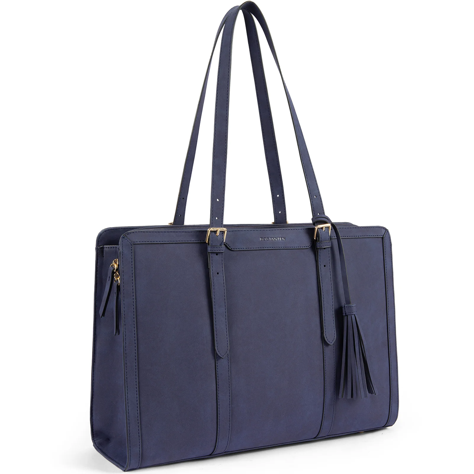 Nevin Professional 15.6 inch Leather Briefcase Business Office Purse - Image 30