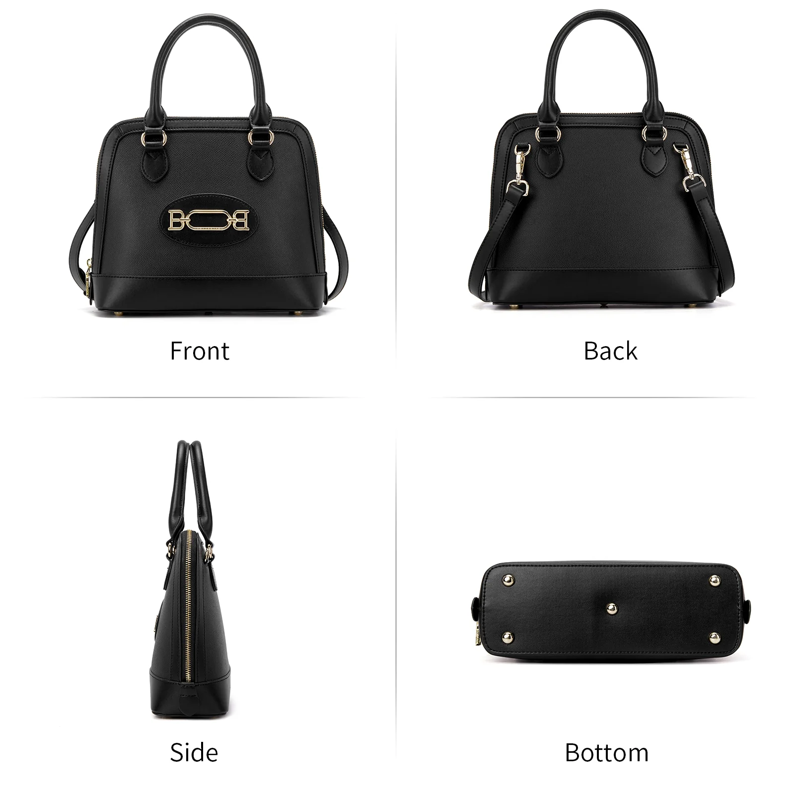 BOSTANTEN Women Crossbody Bags for Women Genuine Leather Designer Trendy Women Purses Small Ladies Shoulder Handbags - Image 4