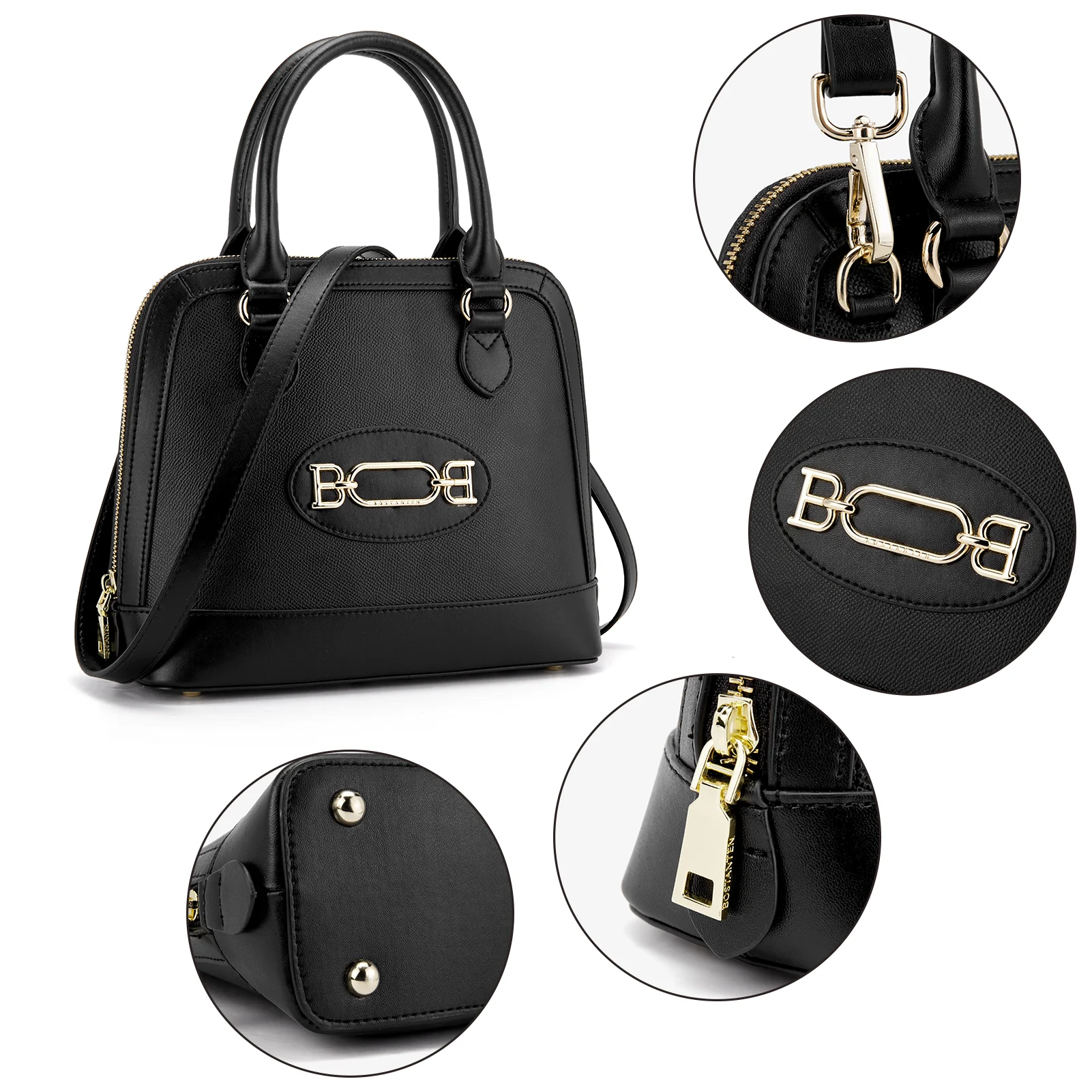 BOSTANTEN Women Crossbody Bags for Women Genuine Leather Designer Trendy Women Purses Small Ladies Shoulder Handbags - Image 7