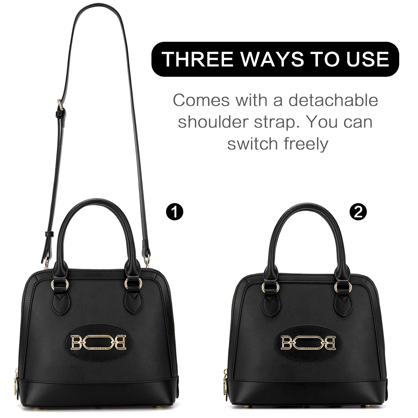 BOSTANTEN Women Crossbody Bags for Women Genuine Leather Designer Trendy Women Purses Small Ladies Shoulder Handbags - Image 8