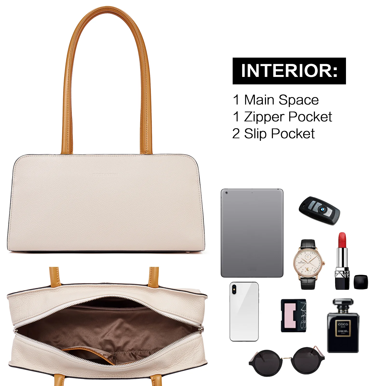 Otilia Functional and Fashionable Leather Shoulder Bag for Ladies - Image 24