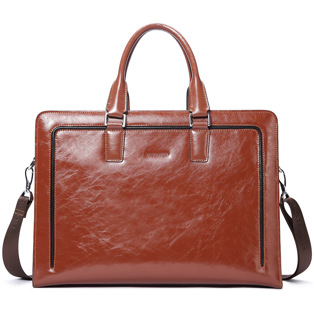 Carol Designer Briefcase For Women — Italian Leather - Image 16