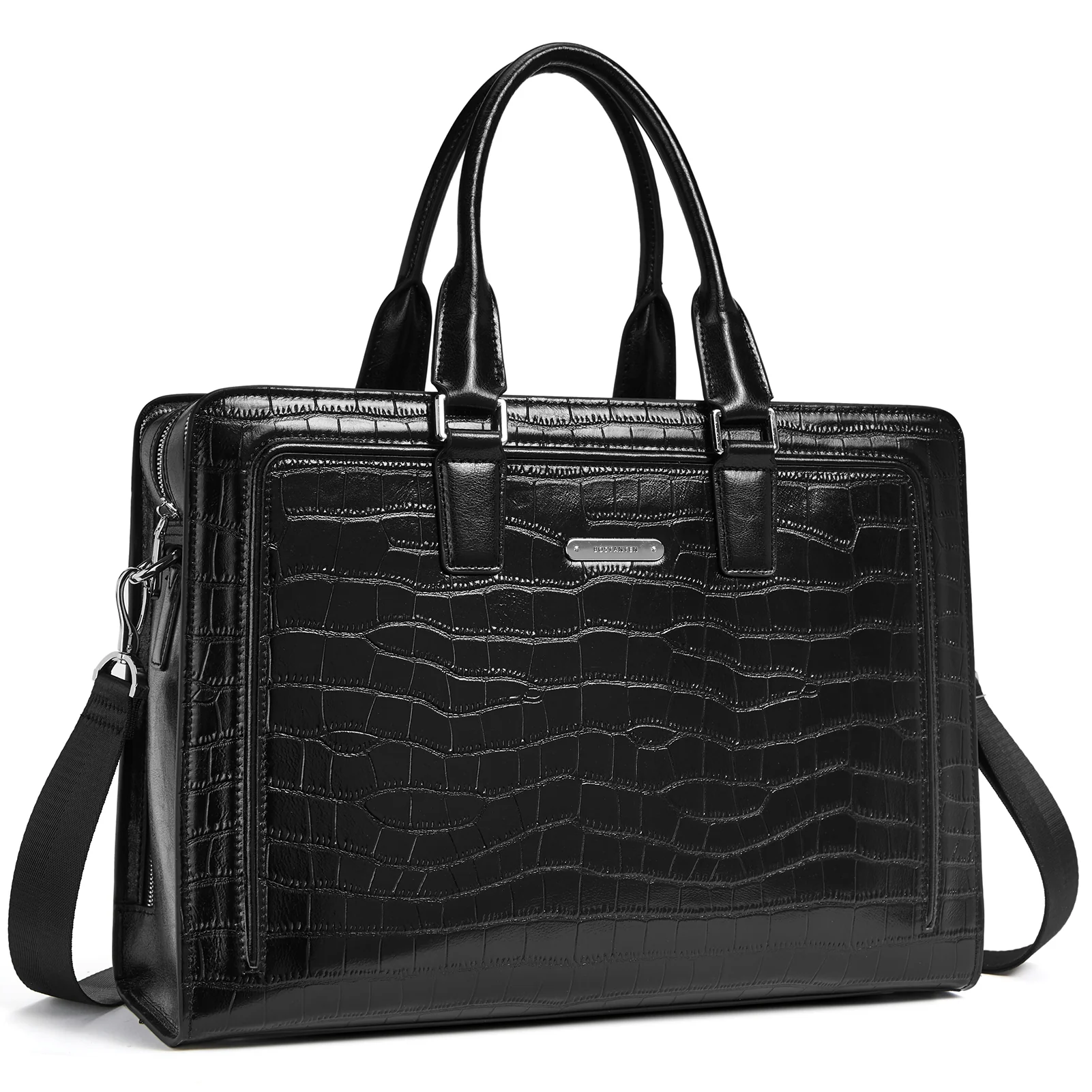 Carol Designer Briefcase For Women — Italian Leather - Image 26