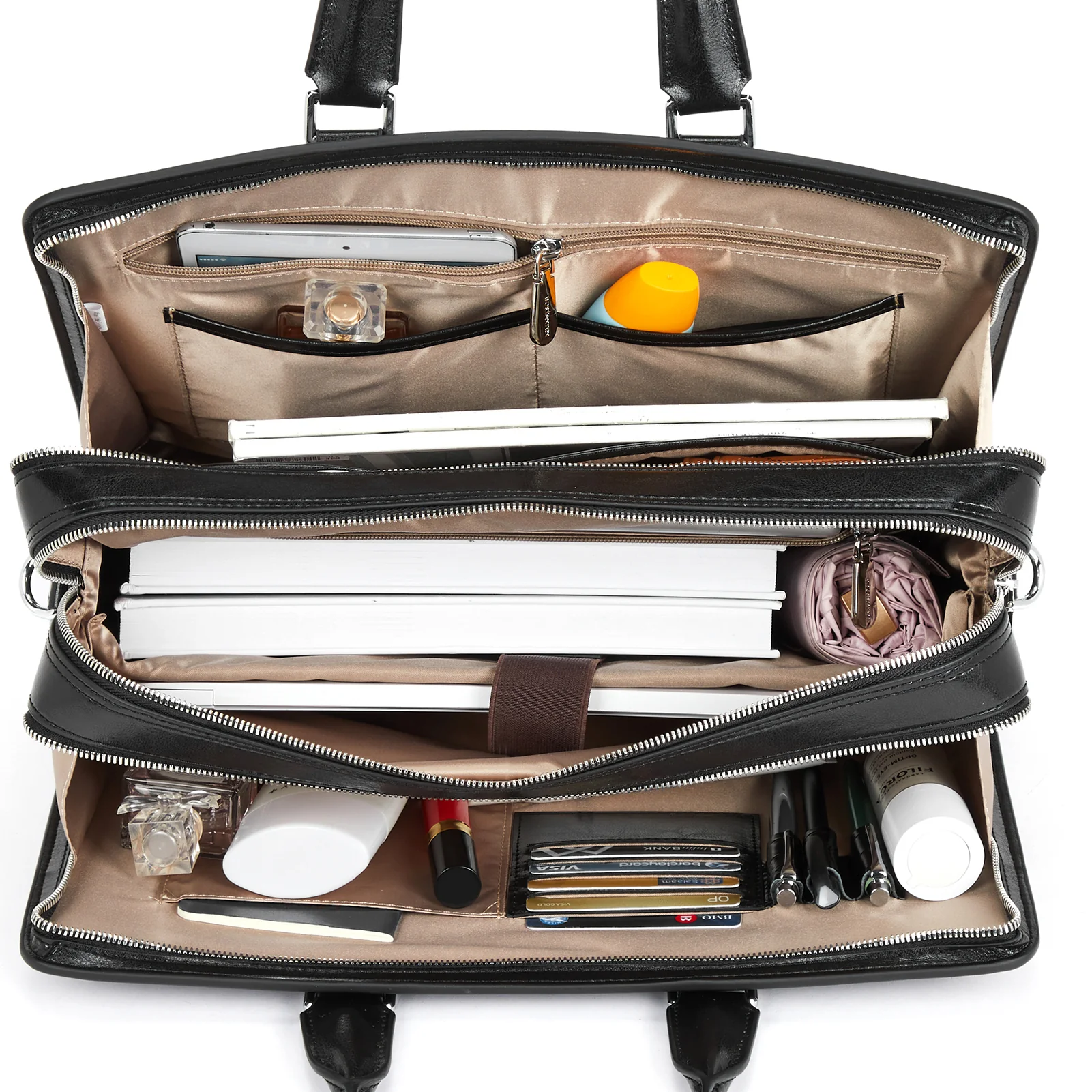 Carol Designer Briefcase For Women — Italian Leather - Image 27
