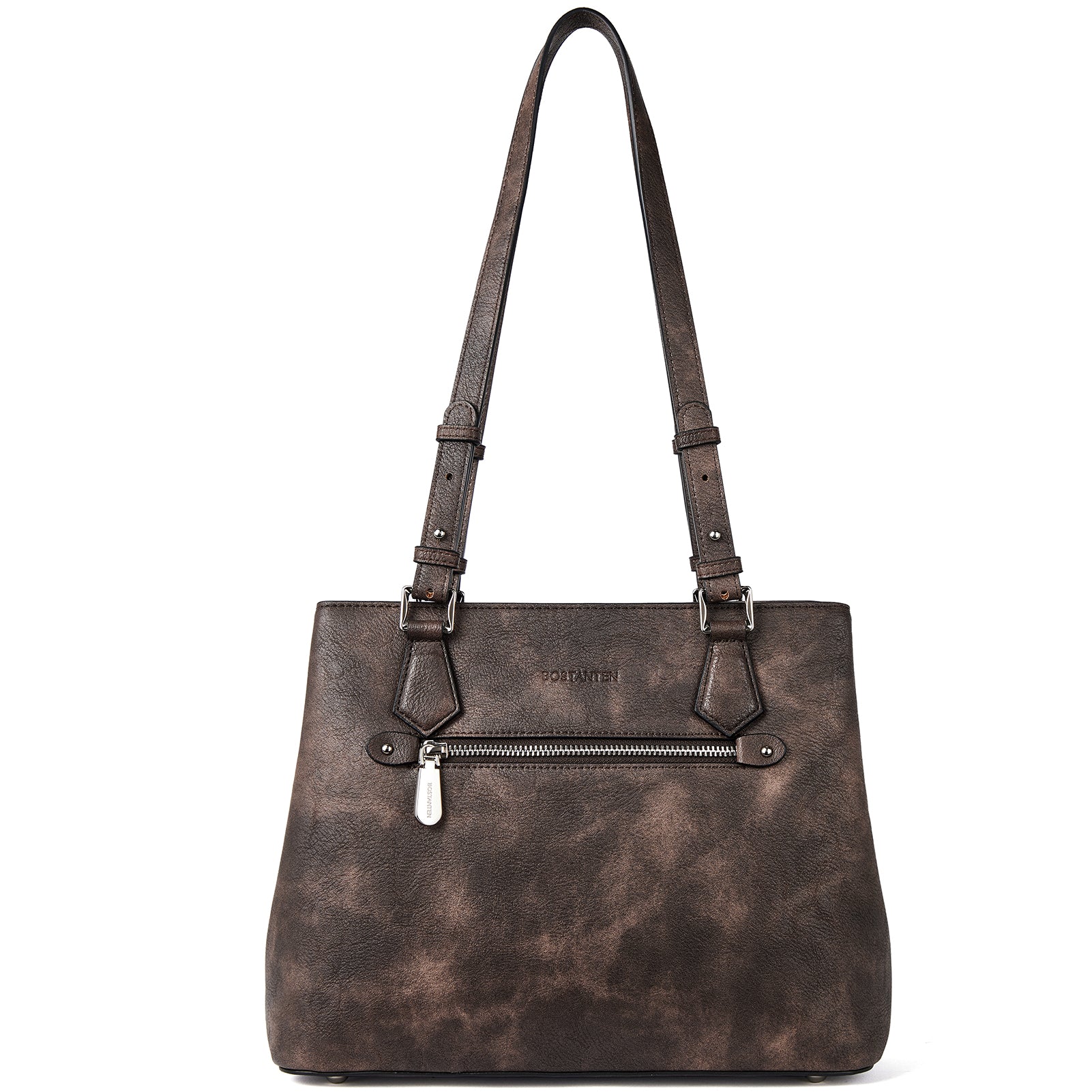 BOSTANTEN Women Handbag Genuine Leather Shoulder Bag Soft Designer Top Handle Purses - Image 4
