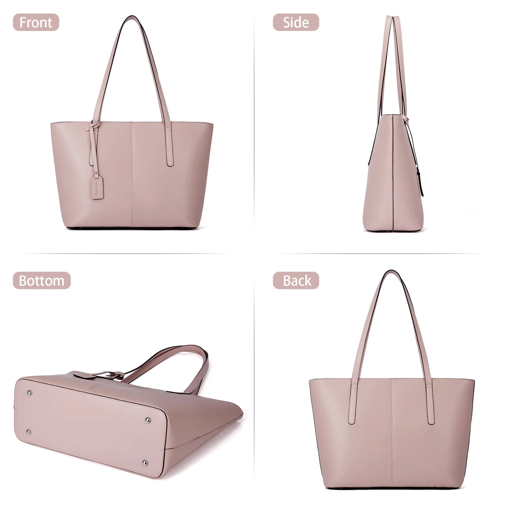 Carol Leather Work Tote 16'' - Image 41