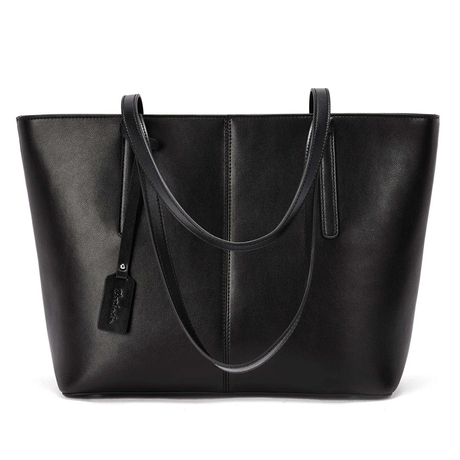 Carol Leather Work Tote 16'' - Image 7