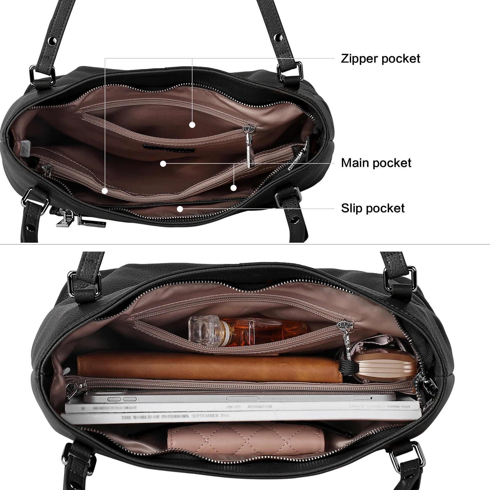 Morava Designer Satchel Purses Soft Hobo Bags - The Perfect Accessory for Any Occasion - Image 4
