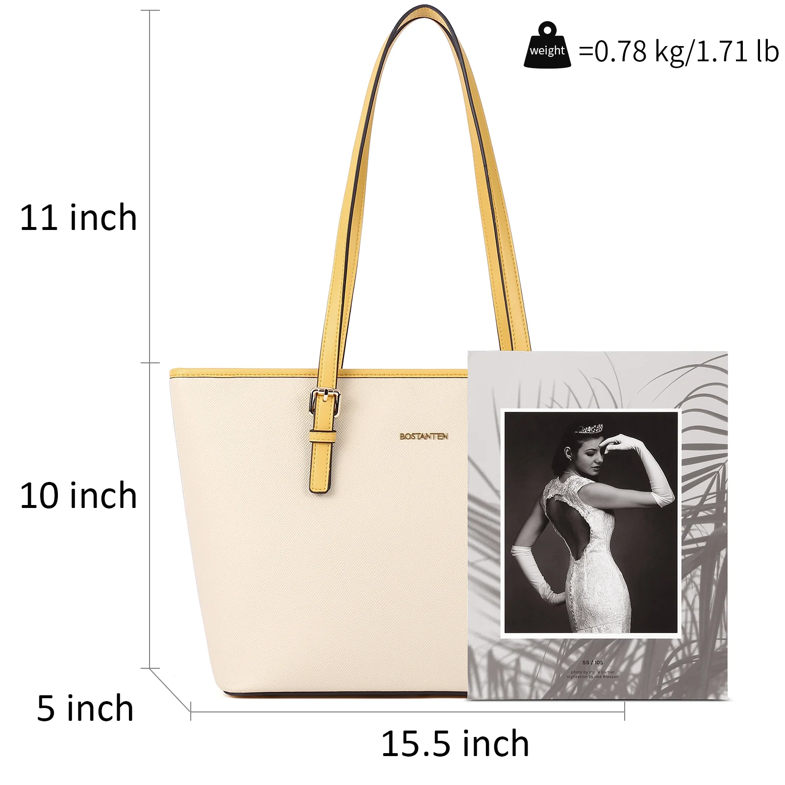BOSTANTEN Women Handbag Genuine Leather Tote Bag Shoulder Purses - Image 13