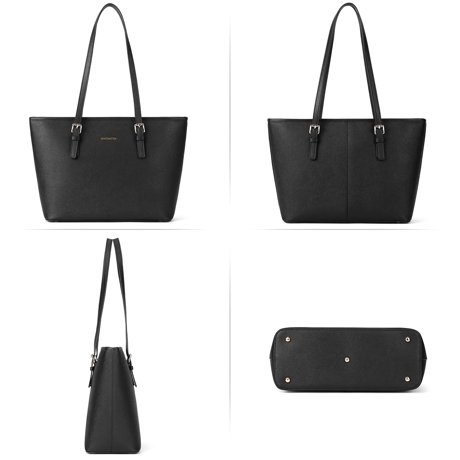 BOSTANTEN Women Handbag Genuine Leather Tote Bag Shoulder Purses - Image 4
