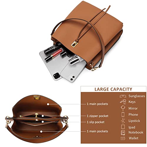 Lotty Tasseled Grained Leather Medium Bucket Bag - Image 10