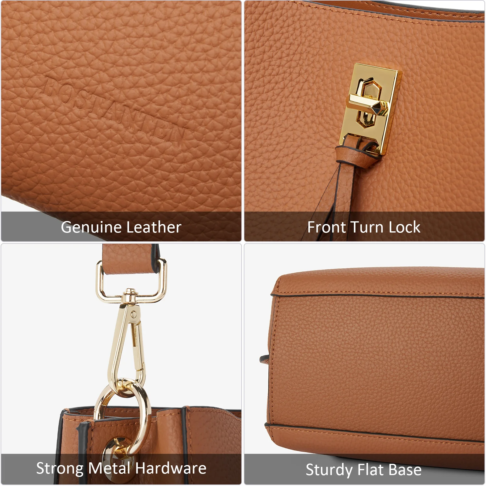 Lotty Tasseled Grained Leather Medium Bucket Bag - Image 12