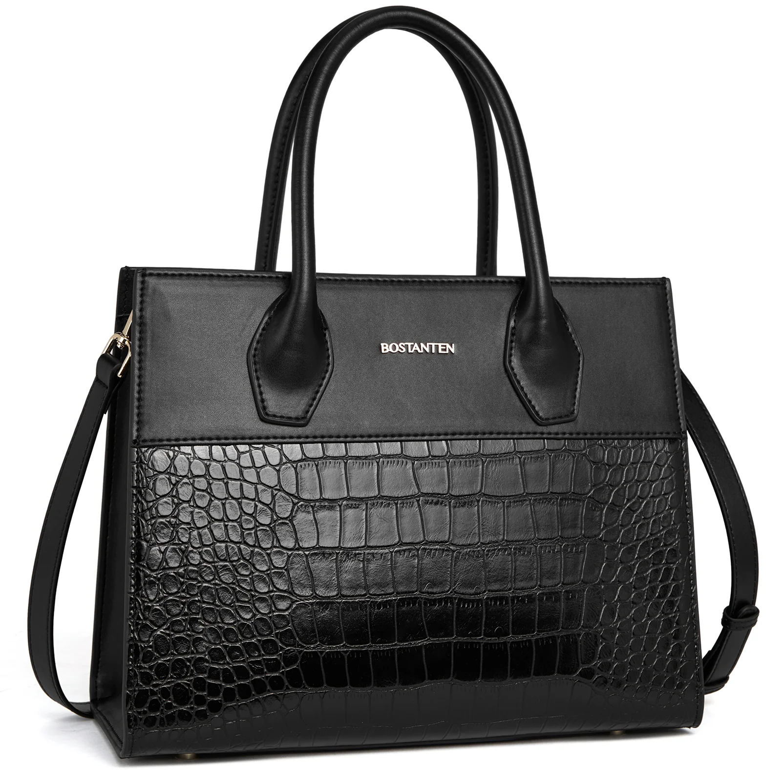 BOSTANTEN Women Handbags Genuine Leather Top Handle Satchel Purse Fashion Work Daily Tote Bags - Image 3
