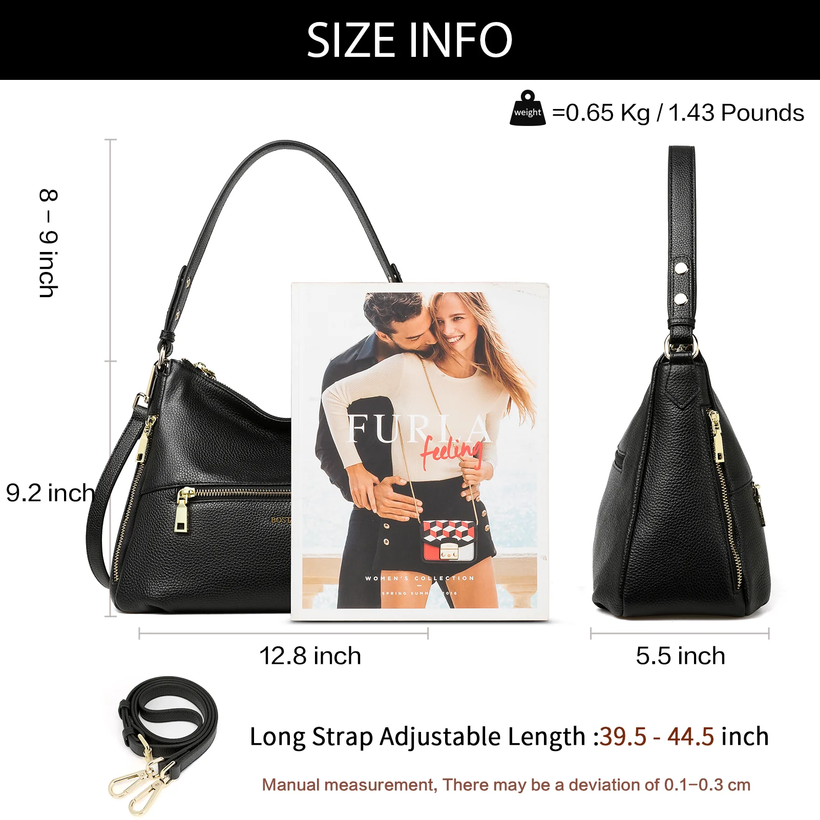 Kweli Chic Gun Purse for Concealed Carry - Available in Multiple Colors - Image 5