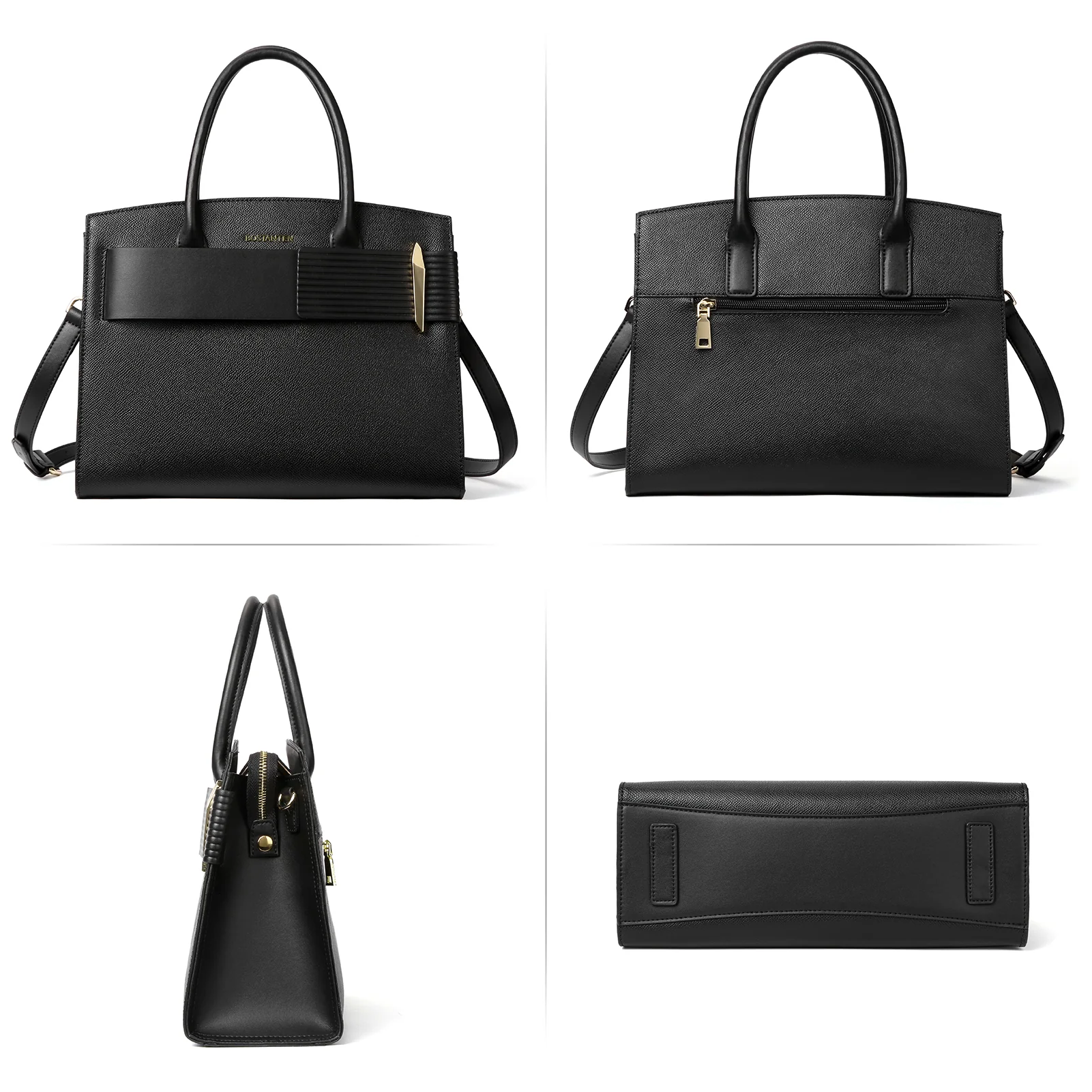 Nevin Stylish Leather Tote Bag - Designer Collection - Image 10