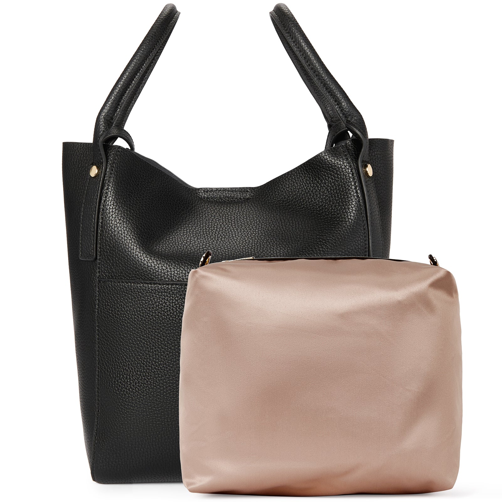 BOSTANTEN Women Handbags Leather Purses Designer Hobo Bucket Tote Bags with Zipper Pouch - Image 6