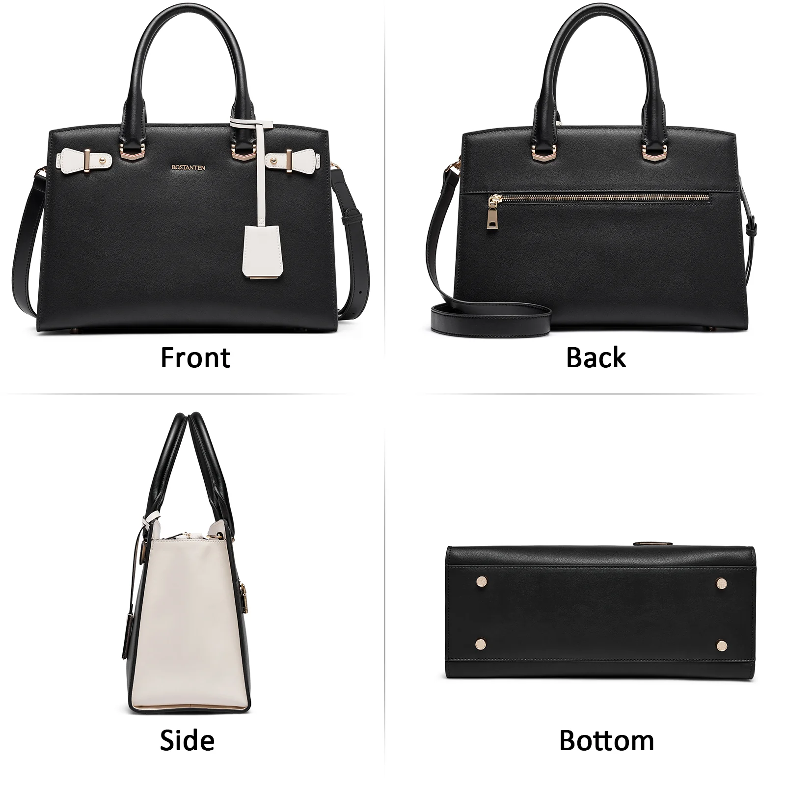 Nevin Elegant Medium Leather Crossbody Bag - Image 48