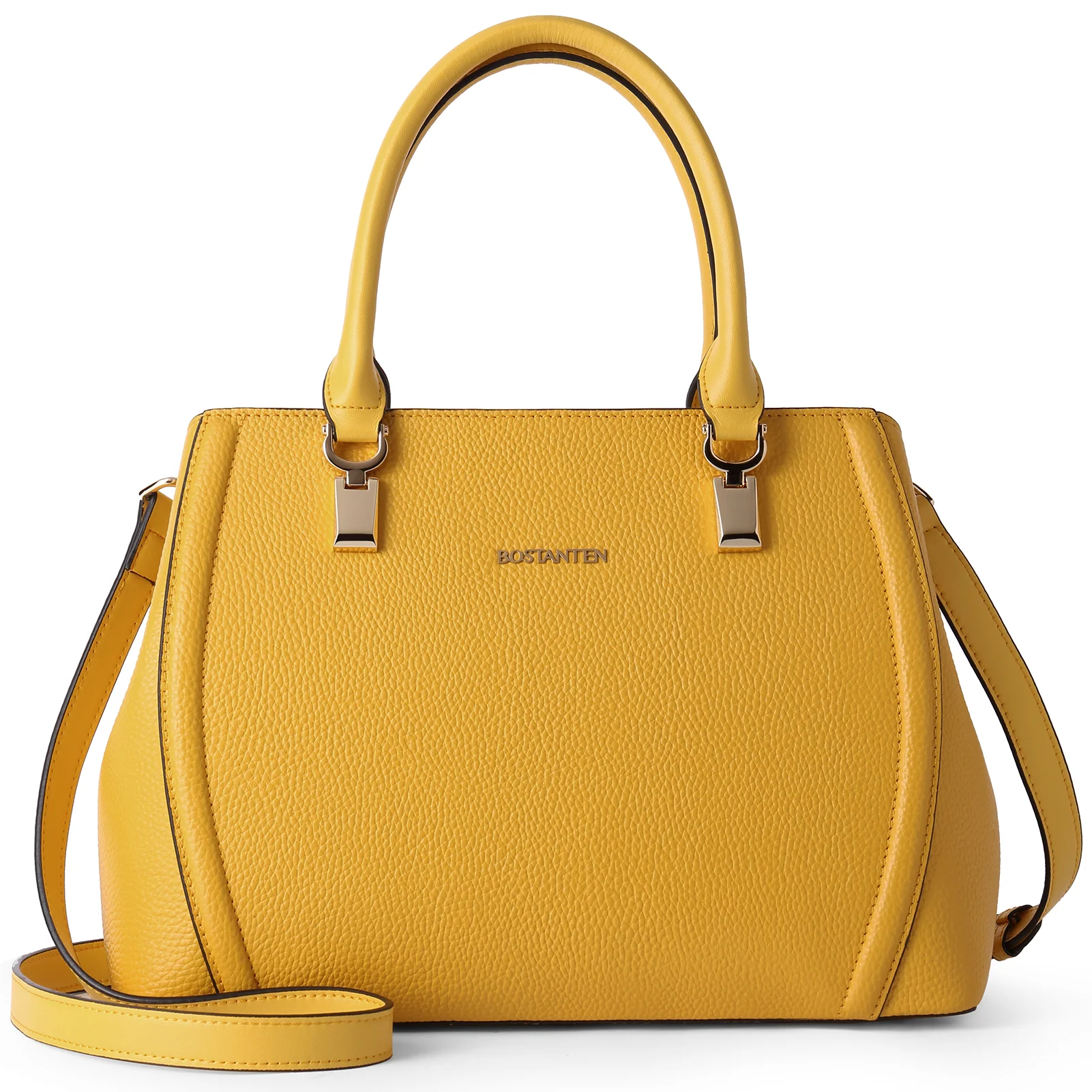 BOSTANTEN Women Leather Handbag Designer Top Handle Satchel Shoulder Bag Crossbody Purses - Image 7