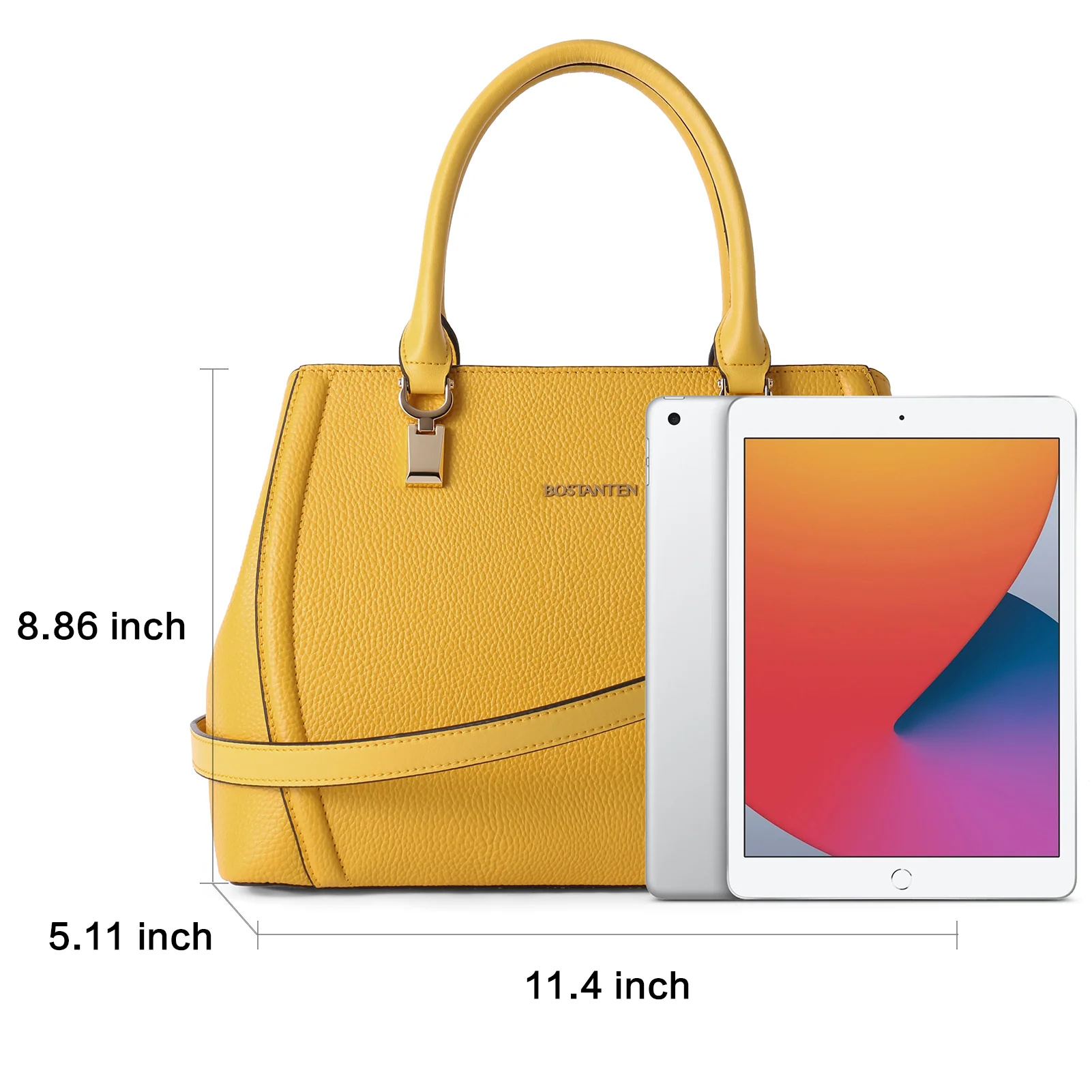 BOSTANTEN Women Leather Handbag Designer Top Handle Satchel Shoulder Bag Crossbody Purses - Image 9