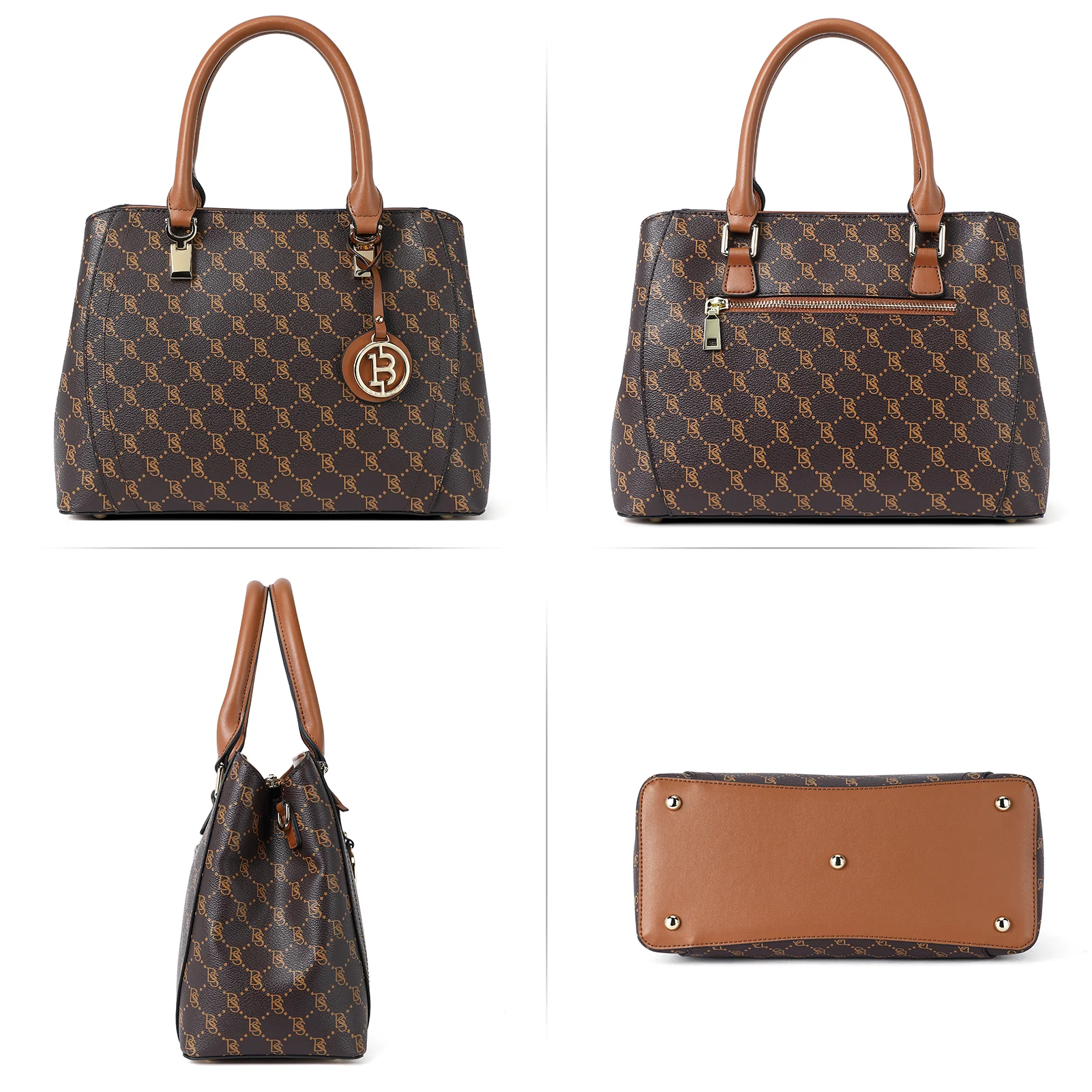 BOSTANTEN Women Leather Handbag Designer Top Handle Satchel Shoulder Bag Crossbody Purses - Image 11