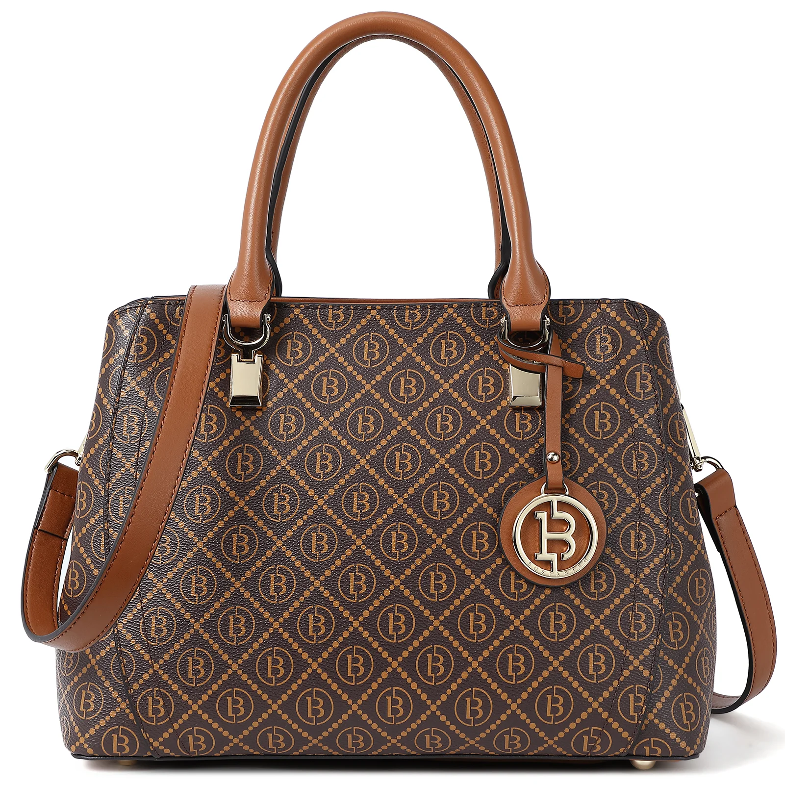 BOSTANTEN Women Leather Handbag Designer Top Handle Satchel Shoulder Bag Crossbody Purses - Image 3