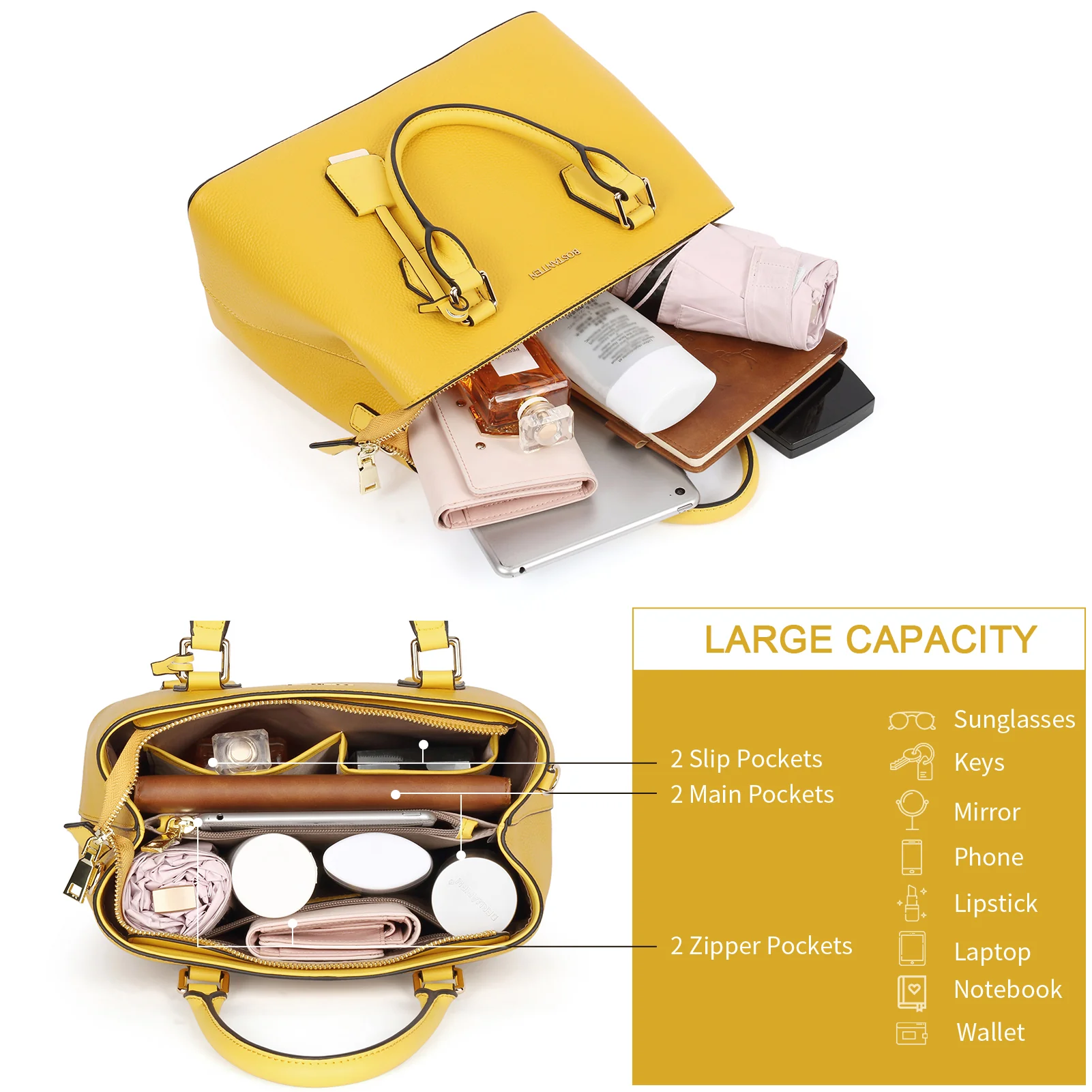 Nevin Stylish and Spacious Tote Handbags for Women - Image 16