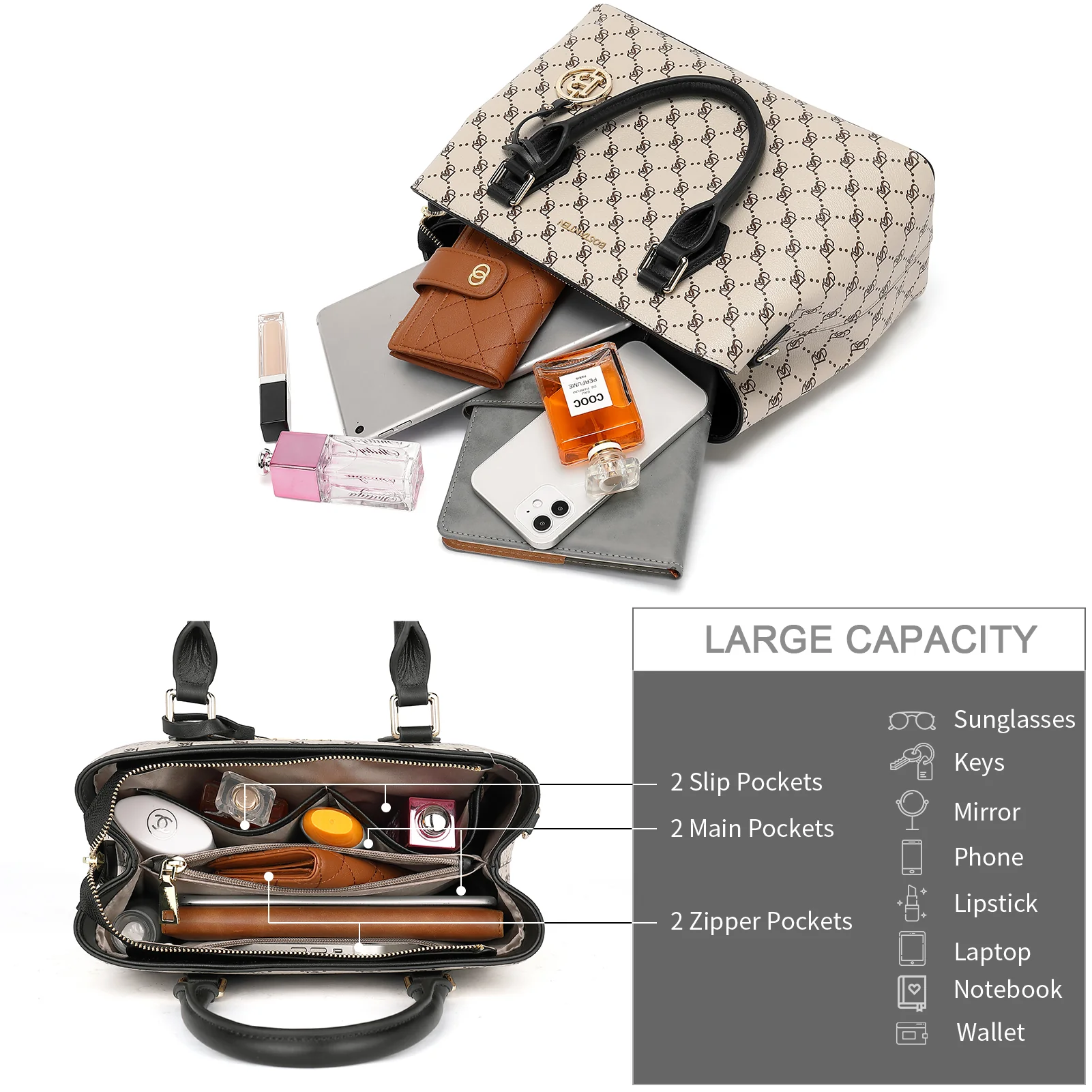 Nevin Stylish and Spacious Tote Handbags for Women - Image 23