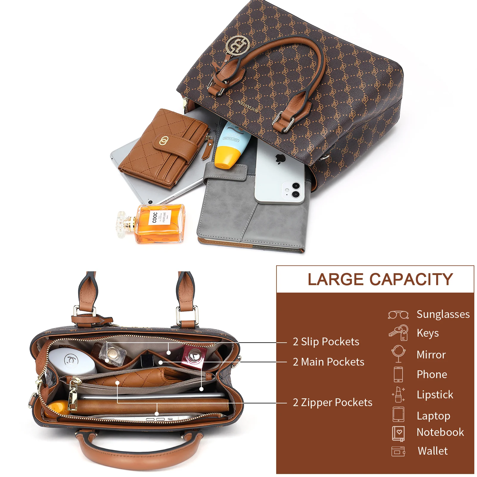 Nevin Stylish and Spacious Tote Handbags for Women - Image 37