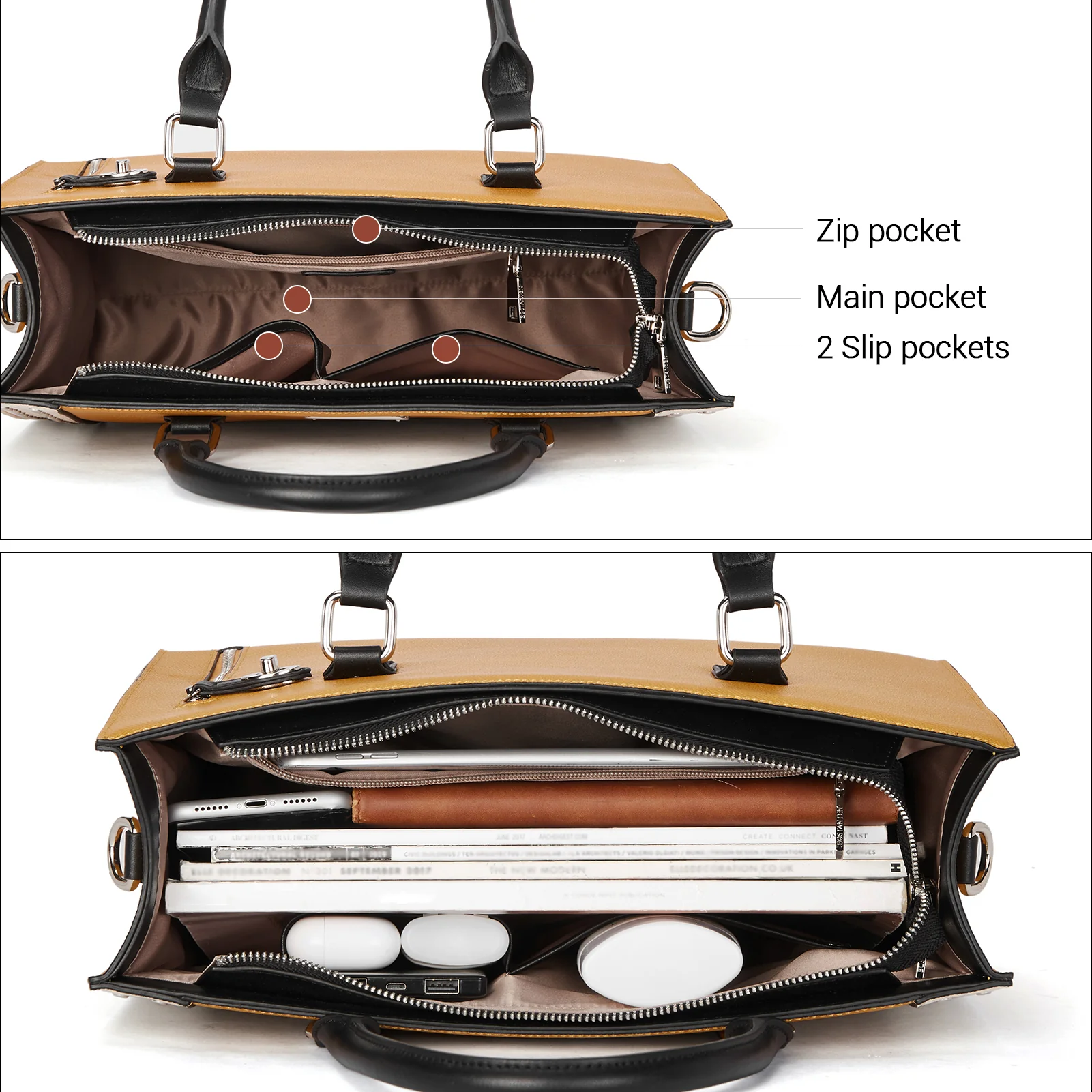 Cruze Timeless Leather Designer Handbag for Any Occasion - Image 12