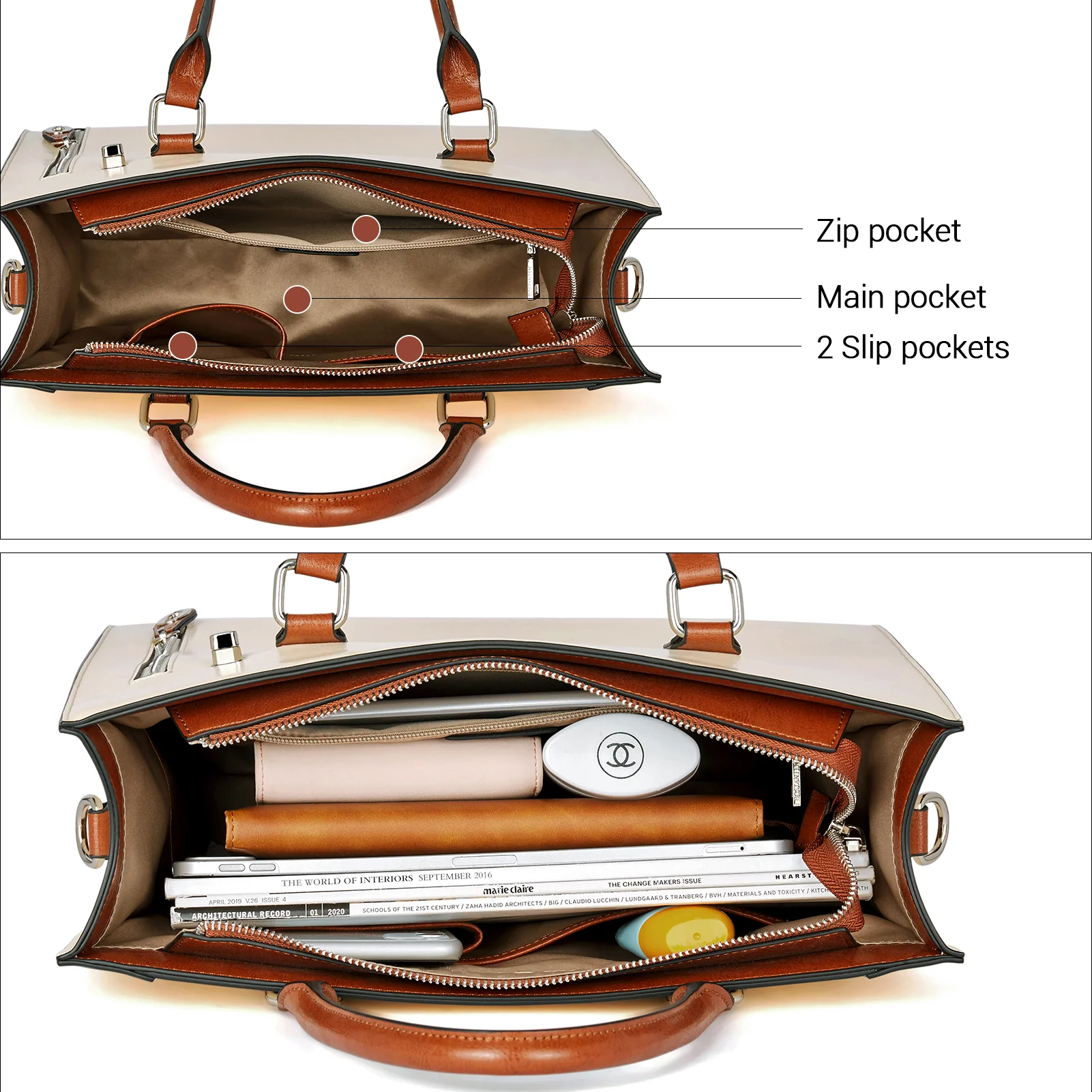 Cruze Timeless Leather Designer Handbag for Any Occasion - Image 6
