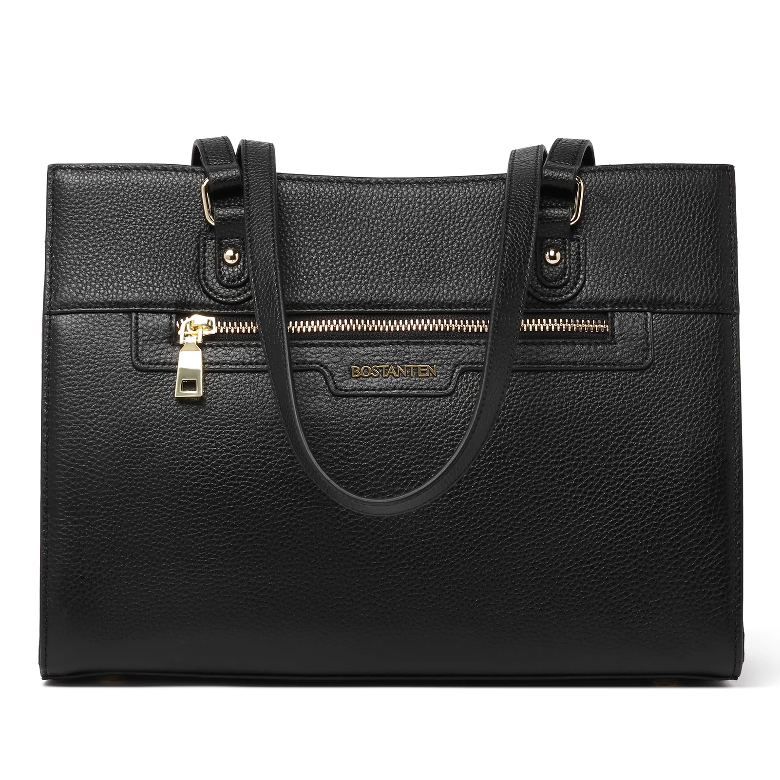BOSTANTEN Women Leather Handbags Designer Satchel Purses Work Top Handle Shoulder Tote Bag for Travel Daily - Image 3
