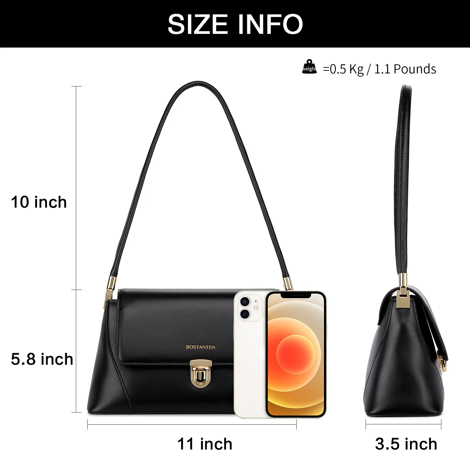 Cella Sleek and Soft Leather Shoulder Bag for Women - Comfort and Style Combined - Image 11