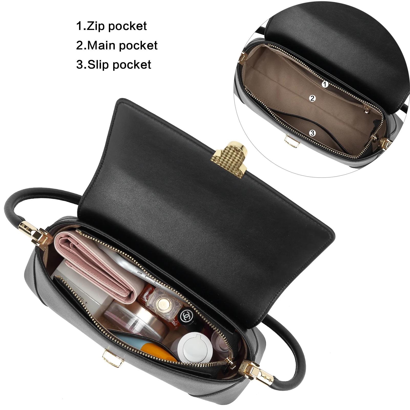 Cella Sleek and Soft Leather Shoulder Bag for Women - Comfort and Style Combined - Image 13