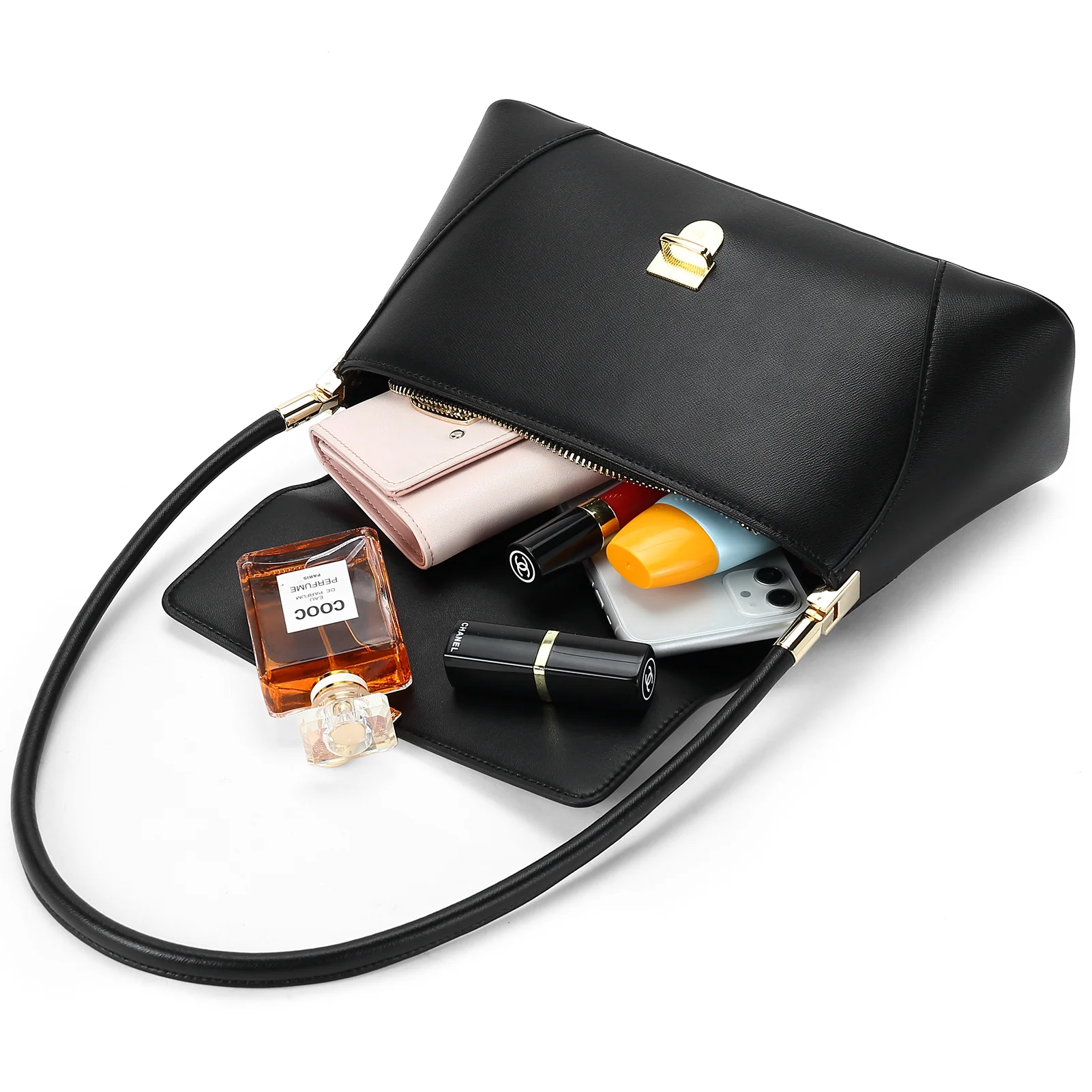 Cella Sleek and Soft Leather Shoulder Bag for Women - Comfort and Style Combined - Image 14