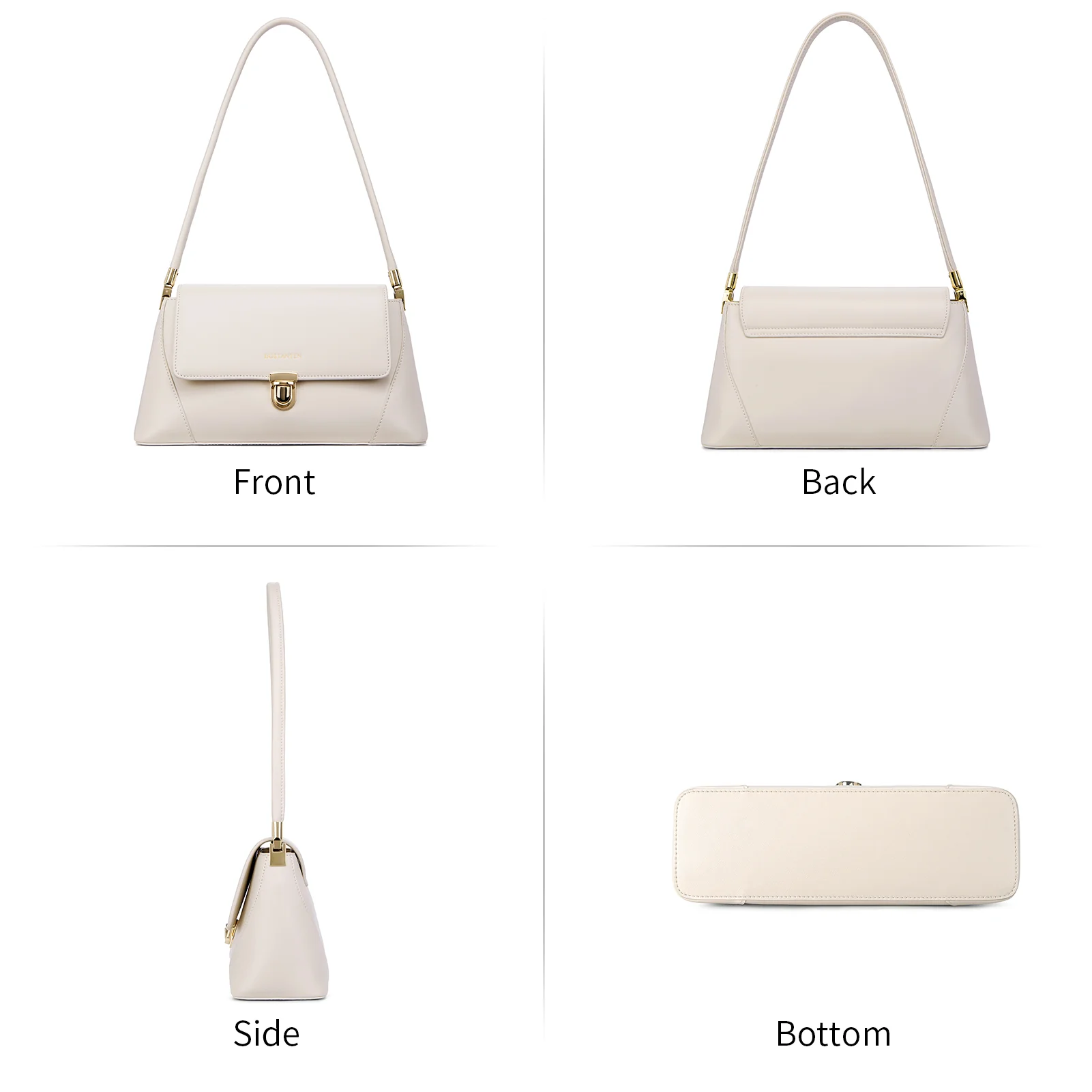 Cella Sleek and Soft Leather Shoulder Bag for Women - Comfort and Style Combined - Image 3