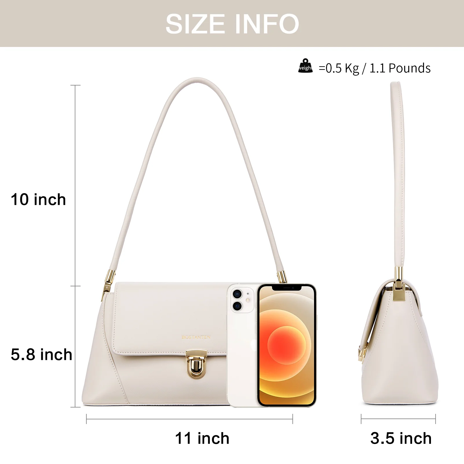 Cella Sleek and Soft Leather Shoulder Bag for Women - Comfort and Style Combined - Image 4
