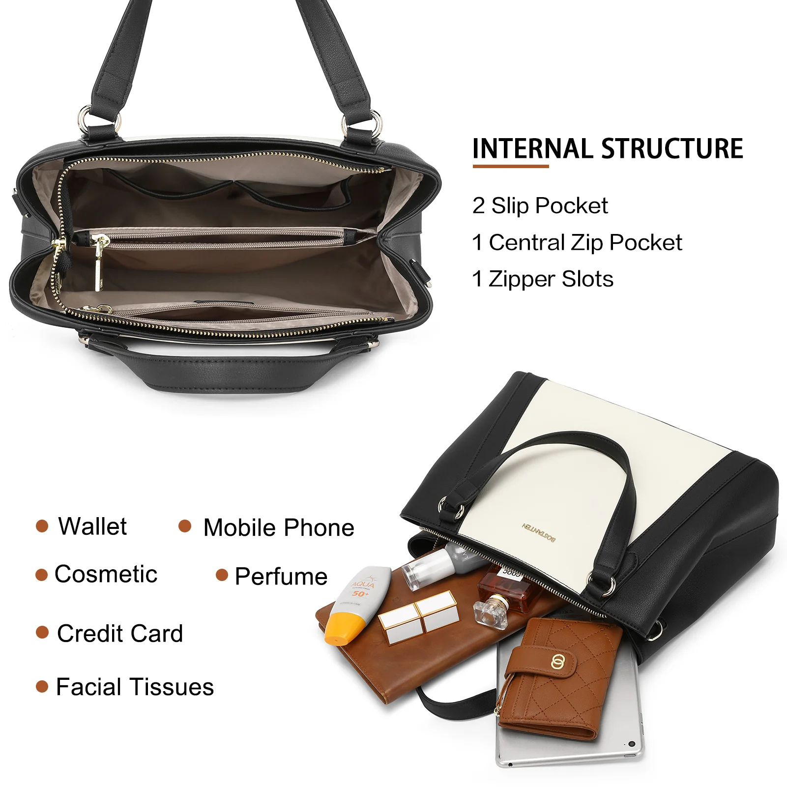 Otilia Luxurious Designer Satchel Handbag - Image 7