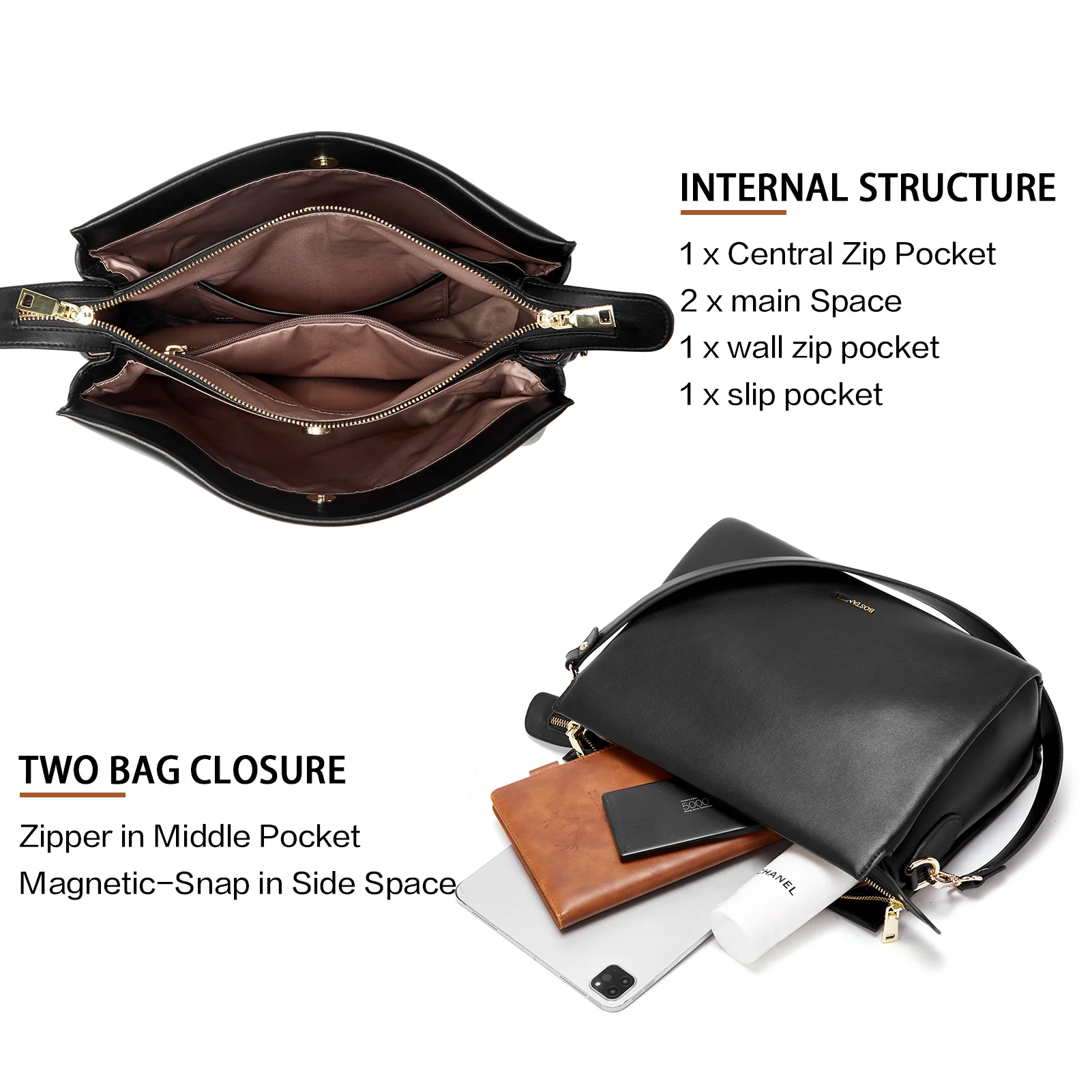 Cella Elegant Designer Leather Satchel Handbag - Perfect for the Fashion-Forward Woman - Image 9