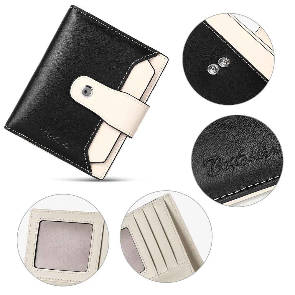 Lnna Small Wallet Zippered Checkbook Cover — ID Window - Image 10