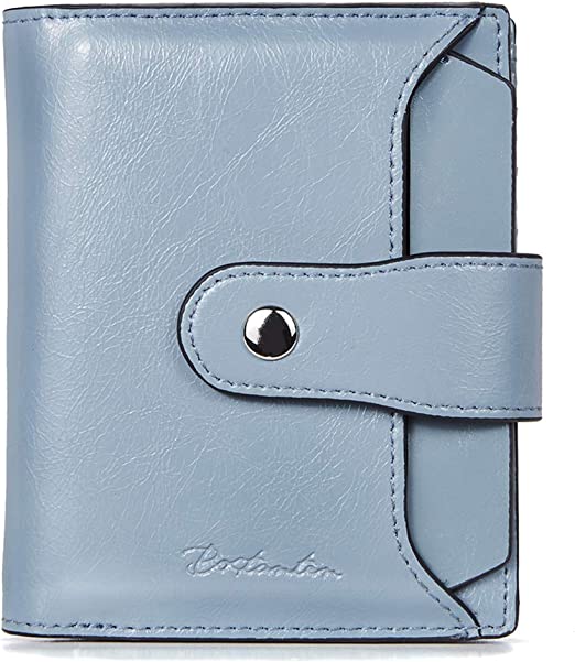 BOSTANTEN Women Leather Wallet RFID Blocking Small Bifold Zipper Pocket Wallet Card Case Purse with ID Window - Image 10