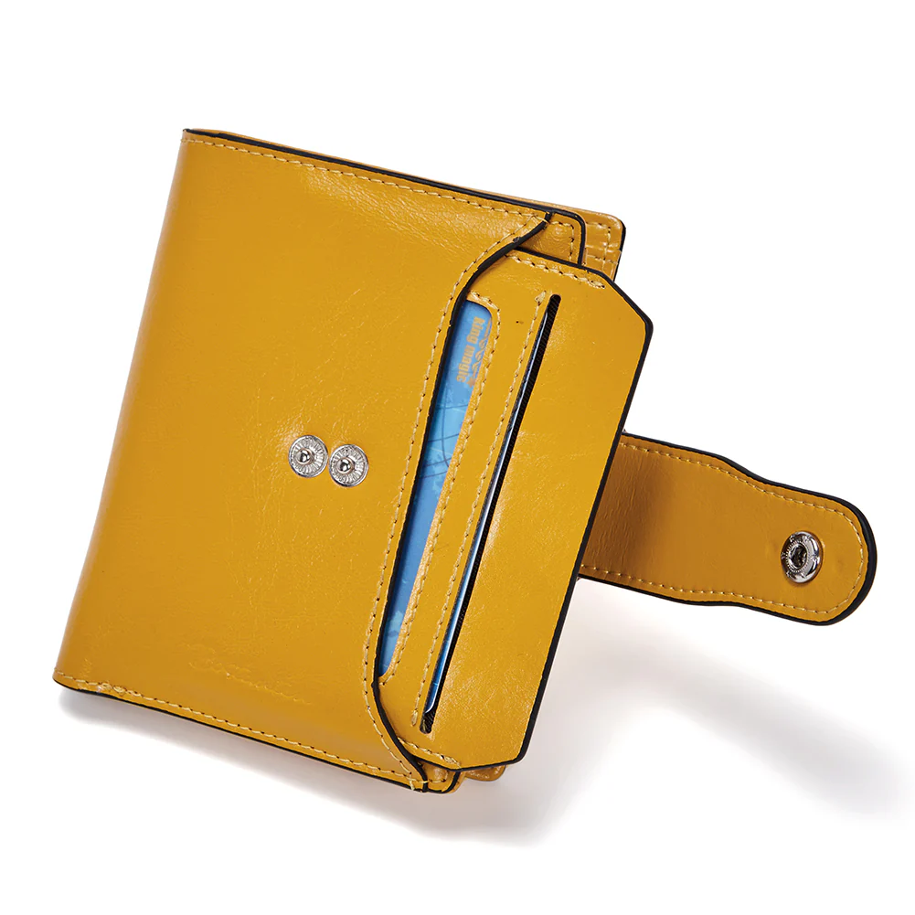 BOSTANTEN Women Leather Wallet RFID Blocking Small Bifold Zipper Pocket Wallet Card Case Purse with ID Window - Image 9