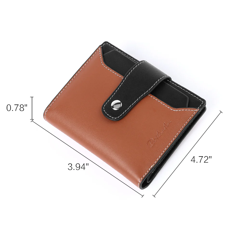 Lnna Small Wallet Zippered Checkbook Cover — ID Window - Image 4