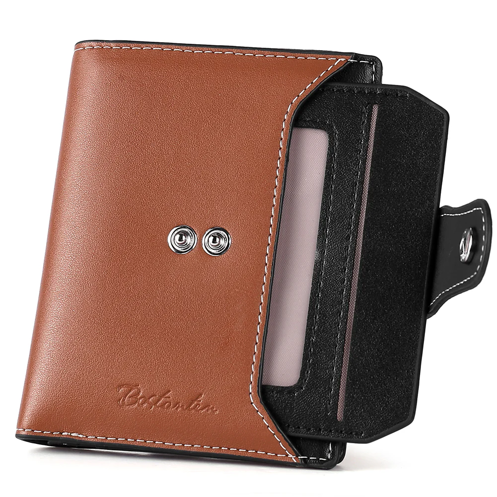 Lnna Small Wallet Zippered Checkbook Cover — ID Window - Image 5