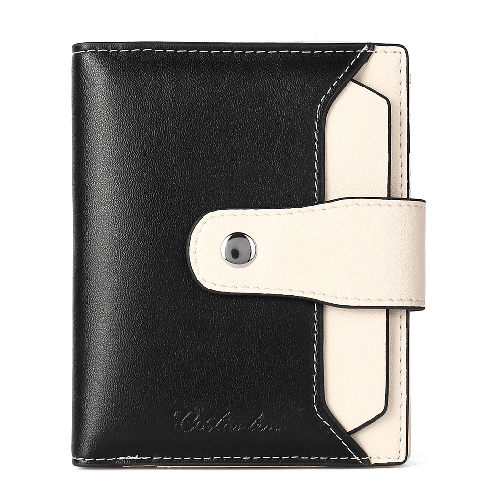Lnna Small Wallet Zippered Checkbook Cover — ID Window - Image 6