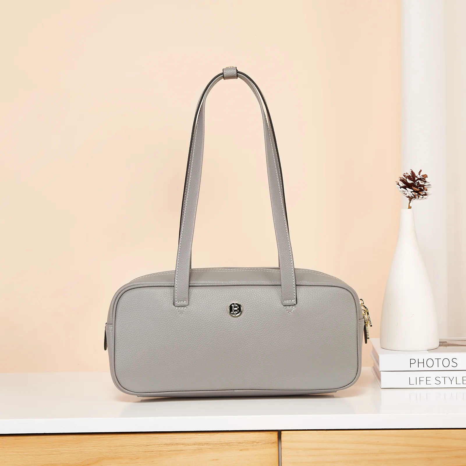 BOSTANTEN Women Satchel Handbags Designer Shoulder Bags Genuine Leather Top Handle Purses - Image 4